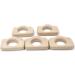 Wendysun 2pcs Cartoon Wood Teether - Natural Animal Camera Shape Baby Teething Toy - Buy Online on GoSupps.com