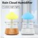Rain Cloud Humidifier - Mushroom Drop Snuggling Cloud Desk Diffuser with Water Sounds and Cute Night Light (Wooden) - Buy Online on GoSupps.com