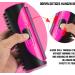 Dog Brush Cat Brush Grooming Comb 3-in-1 Deshedding and Undercoat Brush Pet Dematting Comb Pet Grooming Tool with Cleaning Button for Cat Dog Horses Shedding Brush (Pink) - Buy Online on GoSupps.com