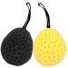 2pcs Honeycomb Bath Ball Sponges for Bathing Shower Sponges for Women Honeycomb Bath Loofah Baby Sponge for Bathing Shower Sponges for Men Sea Sponge Shower Supplies Cute Man