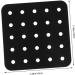 Alipis 1pc Air Fryer Pad Airfryer Air Fryers Round Baking Pan Reusable Kitchen Supply Placemat Food Grade 19X19X0.2cm Black - Buy Online on GoSupps.com