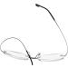 Lightweight Rimless Titanium Reading Glasses for Men & Women - Black +3.50 - Buy Online on GoSupps.com