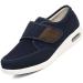 FZYUAN Extra Wide Width Diabetic Shoes for Swollen Feet Walking Edema Diabetic Shoes for Mens Adjustable Swollen Feet Arthritis Orthopedic Footwear Lightweight Breathable Sneakers Blue 8