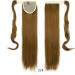 iLUU Honey Blonde Ponytail Extension 24 Inch Long Straight Wrap Around Synthetic Clip in Hair Extension for White Black Women Party Daily Use (100g #27-Blonde) - Buy Online on GoSupps.com