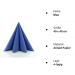 Prime Guest Napkin Blue | Premium Airlaid Napkins for Weddings & Celebrations | 50 Pack | Luxurious Fabric-Like Feel | 40x40 cm - Buy Online on GoSupps.com