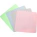 Buy LOGOFUN 4Pcs Large Suede Eyeglass Cleaning Cloths - Colorful Square Microfiber Cloths for DIY Crafts Cellphone & Computer Screen Cleaning - International Shipping Available - Buy Online on GoSupps.com