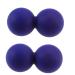 Clispeed 2st peanut ball fascia ball topyoga foot roll Muscle roll Yoga ball roll silicone roller peanuts massage ball peanut yoga roller peanut balls massage balls relaxation ball fitness
