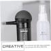 Mikinona 2 Pcs Silicone Nozzle Spray Pump Fibers Sprayer Powder Applicator Black - Buy Online on GoSupps.com