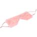 Rose Quartz Eye Mask - with Adjustable Strap for face 100% Natural Gemstone Jade Sleep Mask for Hot & Cold Anti Aging Therapy by LazyGa