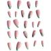 MENILITHS 24Pcs/Set Press On Nails French Green White Butterfly False Nails Acrylic Fake Nails Full Cover Nails Tips Artificial Finger Manicure Press on nails for Women and Girls - Buy Online on GoSupps.com