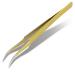Professional Stainless Steel Eyelash Tweezers for Extensions | Precision Tweezers for Artificial Eyelashes - Shop Now! - Buy Online on GoSupps.com
