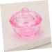 FRCOLOR 4 Pcs Glass Dampen Dish Plate Monomer Dish with Lid Monomer Holder Dappen Dish with Lid Acrylic Liquid Holder Dappen Bowl Acrylic Powder Storage Pink Nail Manicure Tools 4.2x4.2cmx2pcs Pinkx2pcs - Buy Online on GoSupps.com