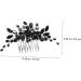 Ipetboom Bridal Hair Side Comb Rhinestone Flower Headpiece Women Hair Comb Rhinestone Flower Hair Comb Bridal Hairpiece Decor Wedding Hair Comb Crystal Bride Accessories Christmas - Buy Online on GoSupps.com