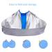 Haircut Capes for Adults & Kids - Foldable Salon Apron Umbrella Cape in Silver & Blue - Buy Online on GoSupps.com