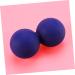Frcolor Peanut Massage Ball - Dual Lacrosse & Yoga Fascia Roller for Whole Body Relaxation - Medium Blue - Buy Online on GoSupps.com
