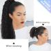 Ponytail Extension 22" Long Kinky Wrap Around Ponytail Hairpiece for Women Ponytail Extension Magic Paste Heat Resistant Synthetic Ponytail Hair Extension(Color:0010) 22inches 0010 - Buy Online on GoSupps.com