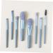 BELLIFFY 8pcs Powder Brush Eyeshadow Makeup Cosmetic Face Brushes Makeup Face Brushes Facial Kit Blue Wooden - Buy Online on GoSupps.com