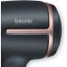 Beurer Style Pro HC25 Travel Hair Dryer - Dual Voltage Lightweight Portable Hairdryer (1200/1600 Watts) - Ion Function & Overheat Protection - Gold/Black - Buy Online on GoSupps.com