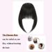 Elailite Real Human Hair French Bangs Clip in Extension - #1B Natural Black - Buy Online on GoSupps.com