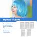 Paociuro 180Pc/Lot Fixed Double Sided Wigs Tape Adhesive Extension Hair Strip Waterproof for Toupees/Lace Wigs Film Slitting Line Easy Install Easy to Use - Buy Online on GoSupps.com
