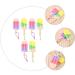 Healifty 6Pcs Ice Cream Shower Sponge - Kids Body Loofah Scrubber Sponges - Buy Online on GoSupps.com