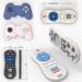 2-Pack Baby Teether Toys - Game Controller & TV Remote Shapes - Silicone Sensory Chew Toys for Babies 6-18 Months - Black+Blue - Toddler Boy and Girl - Buy Online on GoSupps.com