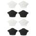 SHERCHPRY 4 Pairs Sneaker Heel Stickers Shoes Accessories Cushion Protection Shoes Protector Heel Inserts High Heel Sports Shoes Men and Women Protective Pad White Pulled Cloth