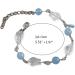Oralgos Elegant Harz Chain Bracelet | Women's Delicate Pearl Wrist Decoration | Stylish Fish Chain Jewelry - Buy Online on GoSupps.com