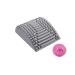 Jihae neck and backers to relieve back pain massage set (stretcher + ball) lumbar spoilage for herniated discs sciatica scoliosis (gray)