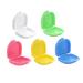 FRCOLOR 5pcs Sports Mouth Guard Case for Tmj Denture Retainer Hinged Lid and Ventilation Holes