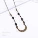 Aularso Vintage Bronze Crescent Moon Head Chain with Crystals - Halloween Hair Accessory for Women and Girls (Black) - Buy Online on GoSupps.com