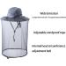 ZffXH Head Net Safari Hat with Mosquito Netting - Dark Grey | Ideal for Gardening, Hiking, Fishing | Men and Women Sun Cap - Buy Online on GoSupps.com