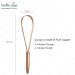Qloop Copper Tongue Cleaner - Ayurvedic Oral Hygiene Tool for Fresh Breath - Single-Handed Operation & Larger Surface - Set of 2 - Buy Online on GoSupps.com