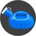 Men's Urine Bottle Pee Bottle Male Portable Urinal LargeMaleUrinal-2000ML-PortableMensPottyPeeBottleCollectorTravelToilet Onecolor