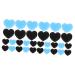 Healeeved 40 Pair of anti-slip cover for glasses ear pads for glasses made of silicone glasses strap holder Anti-slip glasses made of silicone ears for glasses adult pebbles