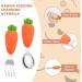 Vicloon Toddler Fork and Spoon Set - Stainless Steel Baby Utensils for Self Feeding - Pink-Orange - 4 Pcs - Buy Online on GoSupps.com