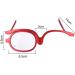 Magnifying Makeup Glasses for Precision Eye Makeup | Single Lens Rotating Tool - Women's Essential (Red 100) - Buy Online on GoSupps.com