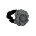 Hair Band Rope Camellia Flower Ponytail Holder Scrunchie Hairband Accessories Flower Elastics Hair Ties Stretchy Rubber Hairband Slim Headband Scrunchies Ponytail Holder Ring Loop for Women Girl
