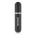 Travalo Classic HD Perfume Atomizer | Genie-S TSA Approved Travel Perfume Bottle Refillable | Reusable Airtight Easy-Fill Mini Pump Sprayer | Lightweight Elegant Design w/Volume Window | Black 0.17oz
