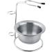 Premium Stainless Steel Shaving Stand Holder & Bowl Kit - Men's Shaving Tool Set - Buy Online on GoSupps.com