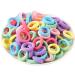 FEIFEI'S BOW 100 Mini Multicolor Hair Ponios Endless Elastics Bobbles Bands women girls kids Ponytail Holders Hair Bands (Spring) - Buy Online on GoSupps.com
