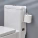 Storage rackToilet Roll Holder Over The Tank Toilet Tissue Roll Paper Holder Stand Dispenser Reserve for Bathroom Storage and Organization- White - Buy Online on GoSupps.com