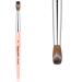 100% Kolinsky Acrylic Nail Brush for Acrylic Application,Nail Brush Acrylic Size 8 Round Oval Shaped Wood Handle Acrylic Powder Brush for Professional Manicure DIY Home Salon #8 Cherry Blossom Pink