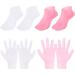 4 Pairs Silicone Moisturizing Gloves & Socks Set Anti Slip Spa Socks and Gloves 2 Colors Hands Feet Skin Care High Elasticity Reusable Gloves and Socks Dry Cracked Moisturizing Gloves Overnight - Buy Online on GoSupps.com