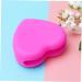 Cabilock Silicone Tool Brush Cleaner Mat Brush Cleaning Pad Brush Washing Mat Makeup Brush Cleaning Tool Heart-shaped Cleaning Supplies 8X8.5cm Rosy - Buy Online on GoSupps.com