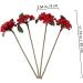 EXCEART 12 Pcs Berry Red Berries for Crafts Christmas Holiday Floral Stems Pine Tree Picks Faux Holly Berries Branches for Vase Christmas Simulation Berries Flowers Iron Wire Self Made - Buy Online on GoSupps.com