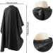 Xinchao Waterproof Hairdressing Cape - Durable Barber Cloak for Hair Styling & Cuts (Black 120x145cm) - Buy Online on GoSupps.com