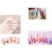 Sinen 1 Box Dried Flowers & Fruit Slices Nail Art Set - 3D Flower Stickers & Fruit Charms for DIY Crafts, Nail Decals, Slime Accessories - Buy Online on GoSupps.com