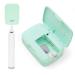 GFU Toothbrush Sanitizer Case, Rechargeable Portable Toothbrush Cleaner, Fits for All Toothbrushes Head, Used for Home, Travel, Camping, Business Trip (Green)