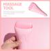 FRCOLOR Facial Massage Roller - Silicone Ice Roller for Skin Care & Relaxation | Mute Design & Durable ABS Handle - Buy Online on GoSupps.com